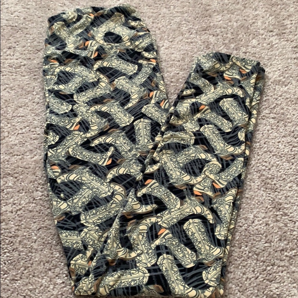 Cowboy Boot LulaRoe Leggings